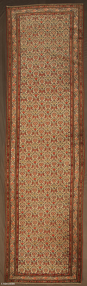 Tapis Couloir Persan Antique Mishan n°:64527024